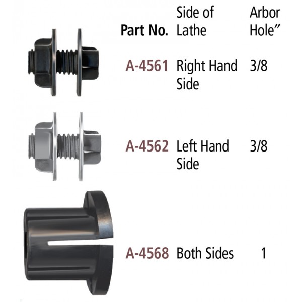 Accessory Adapters for the Foredom Bench Lathe