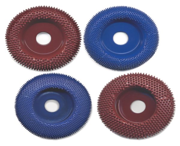 2" Typhoon Discs, 3/8" arbor holes choice of contour & grit for 2" Angle Grinder