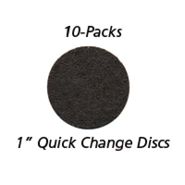 1" Quick Change Sanding Discs 10-Pks  120, 240, 320, 600 grit