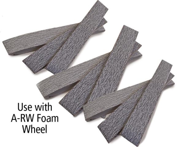 4" x 1" Sanding Belts for Foam Wheel, 10-Pks