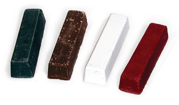 Polishing Compounds - Emery, Tripoli, White Diamond, Red Rouge, Kit of 4 or choice