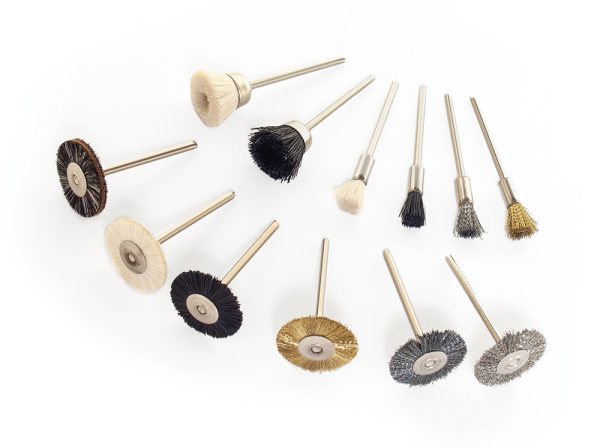 12-pc Mounted Brush Assortment 3/32" (2.35 mm) shank AK51376