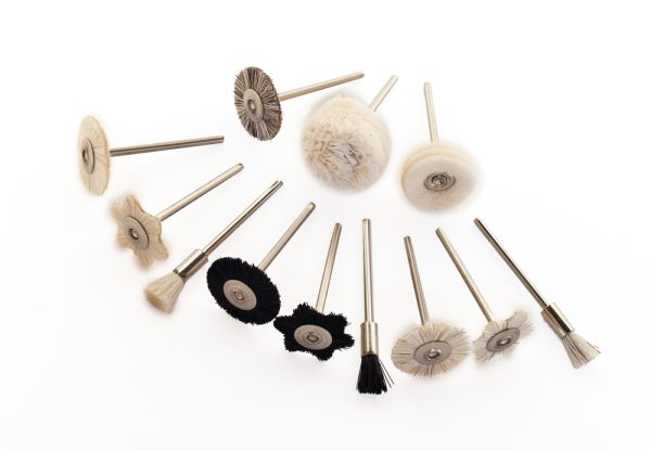 12-pc Mounted Brush and Buff Assortment 3/32" (2.35 mm) shank AK51377