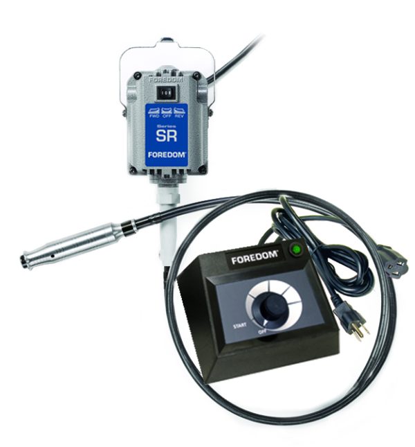 K.8339 SR Flex Shaft Set with dial control and H.44T Handpiece and long shafting